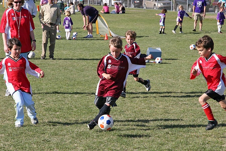 while Riley plays forward...