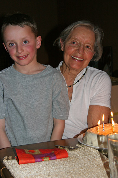 Riley and Grandma Shirley, March08