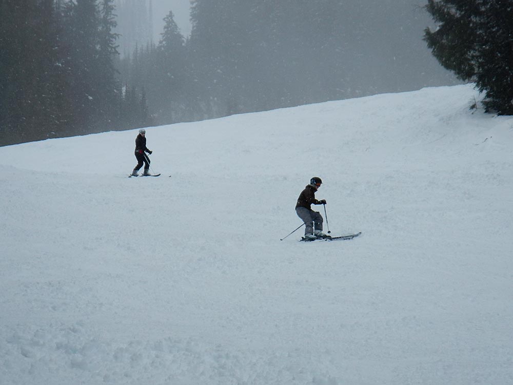 we saw all kinds of weather, blizzards, <br />wind, rain, fog, snow and sun...