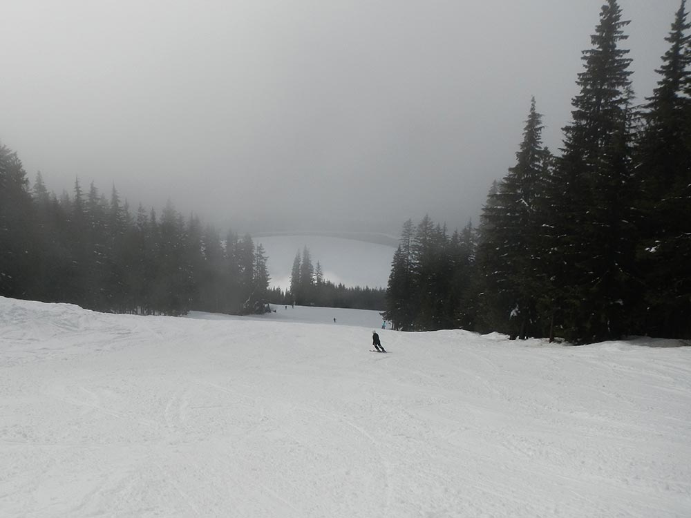 low clouds...