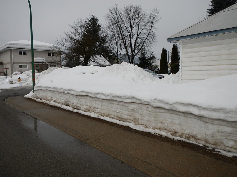 Revelstoke, they measure their <br />snow fall in meters...