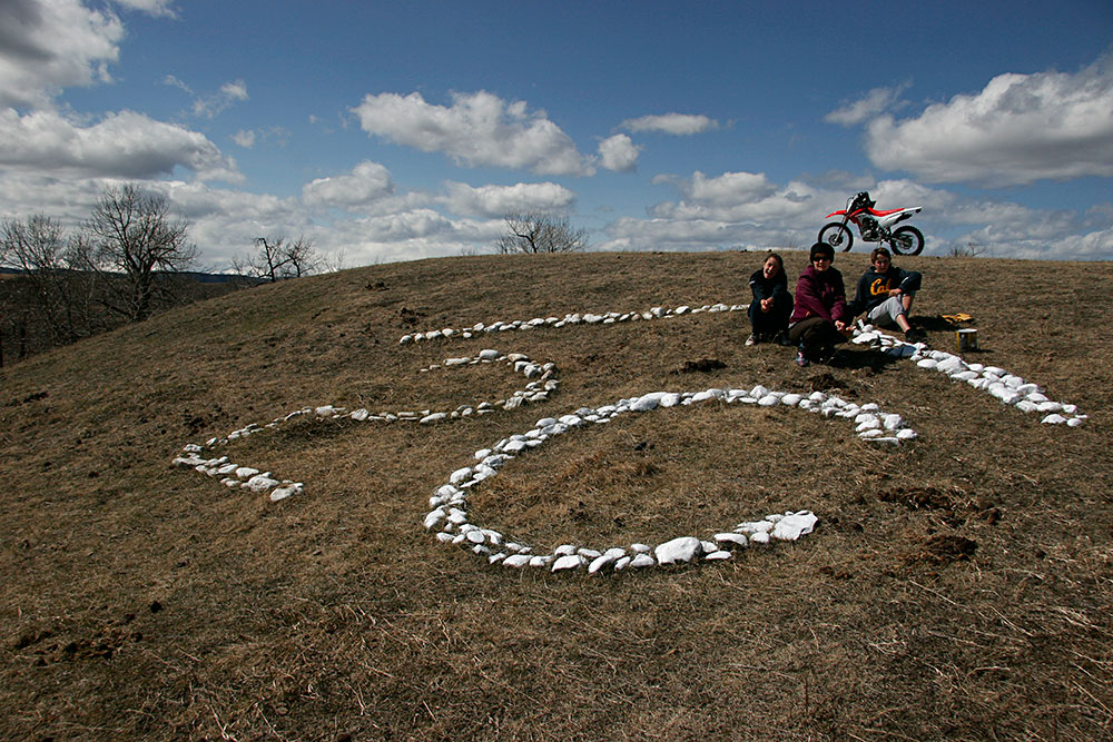 the touch-up crew has arrived...