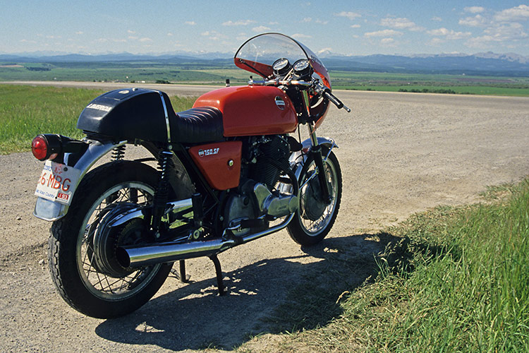 Laverda 750 SF, near Millerville, Ab. 1994