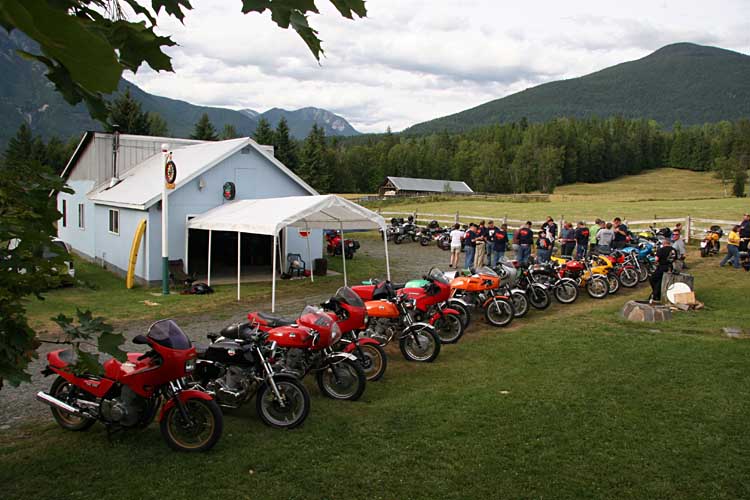Laverda rally, Nakusp B.C. July 2007