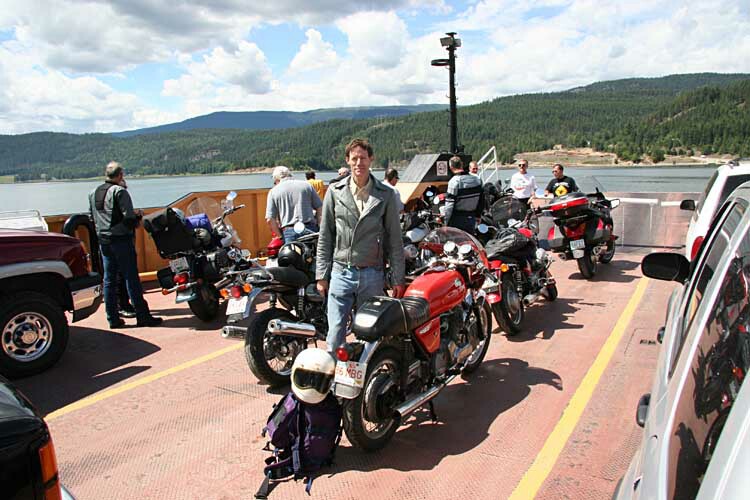 and the short trip across the Lower Arrow Lake.