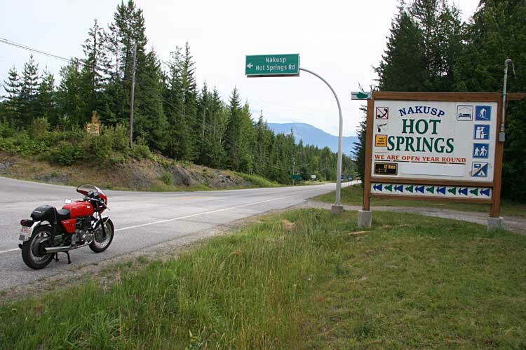 Back in Nakusp, a respite for aching bones.