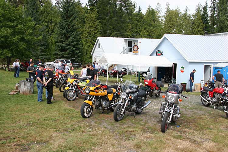 Laverda rally, Nakusp B.C.