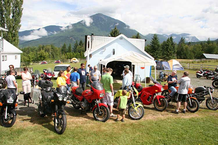 Laverda rally, Nakusp B.C.