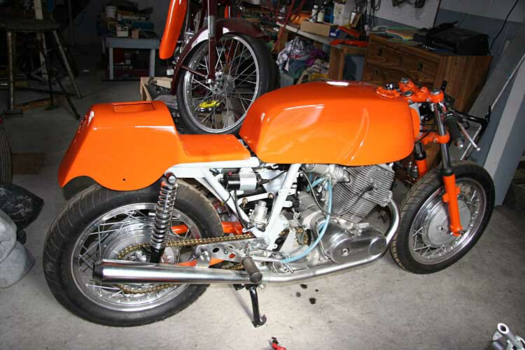 Another view of the 750 SFC replica.