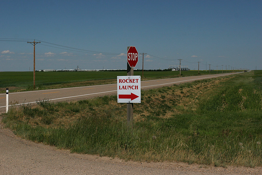 a familiar landmark...