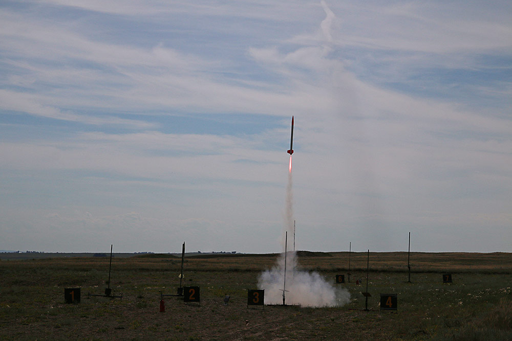 one of John Glasswick`s rockets...