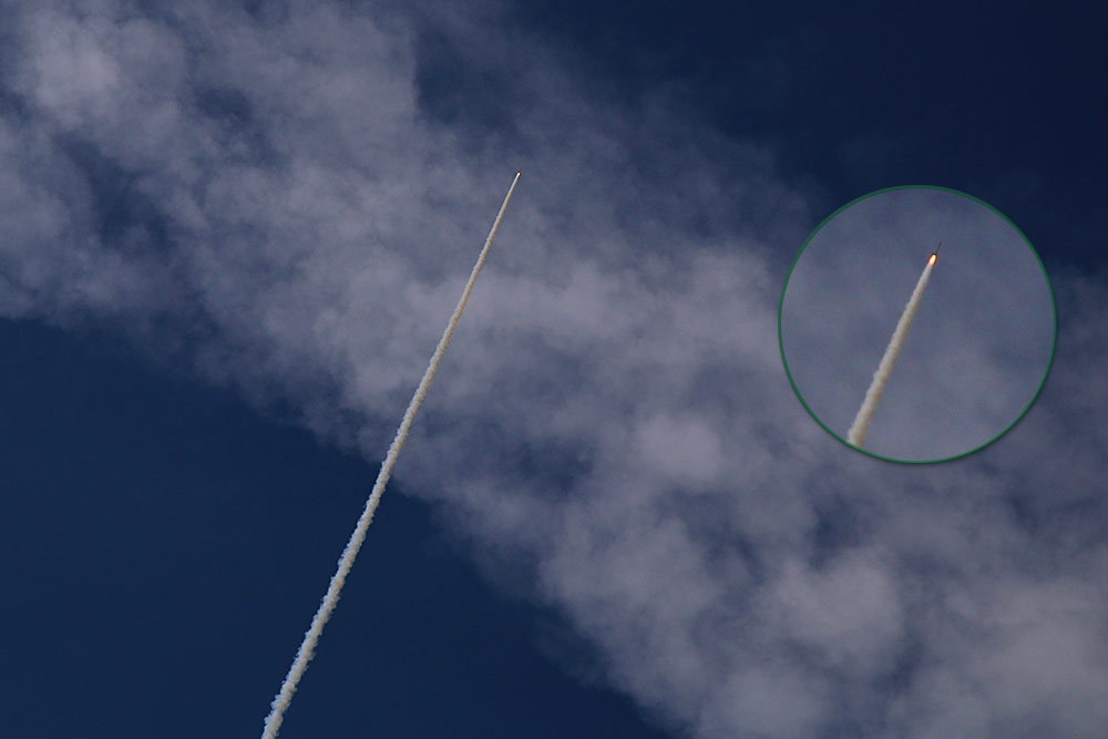 under what can only be described <br />as perfect skies...