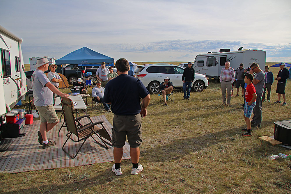 Morning flyers meeting...