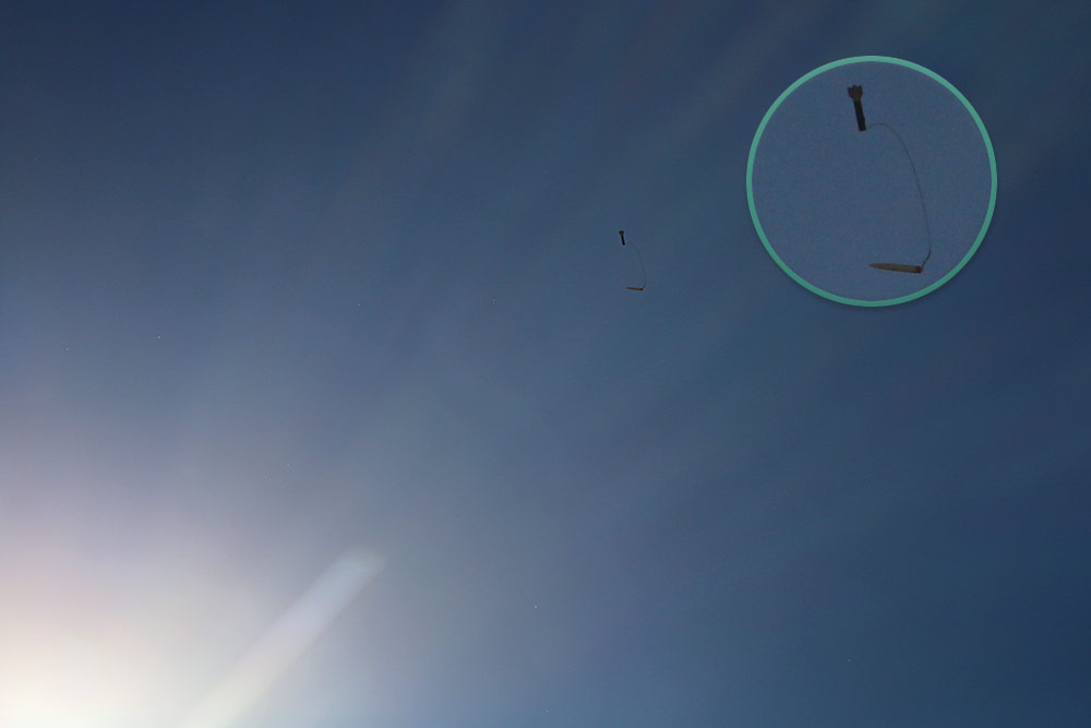 falling drogueless...