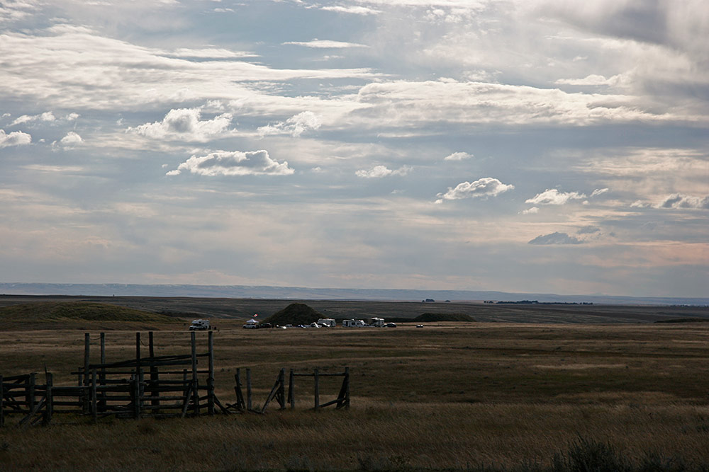 The Sullivan lake launch site <br />(at Rock Lake)...