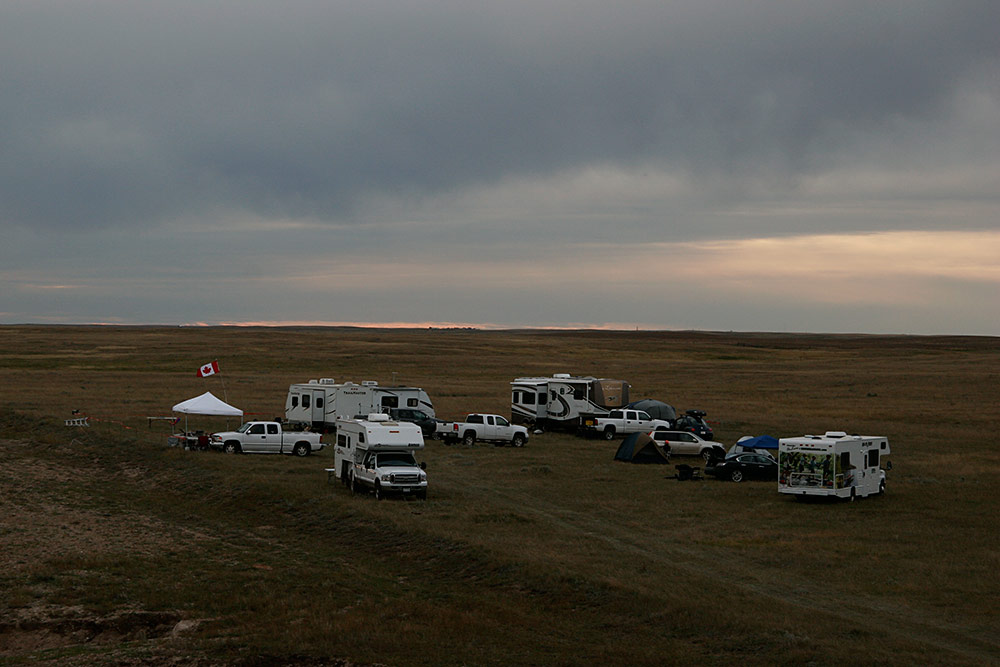 dusk at Sullivan Lake...