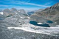 The ice pools below the glacier.
