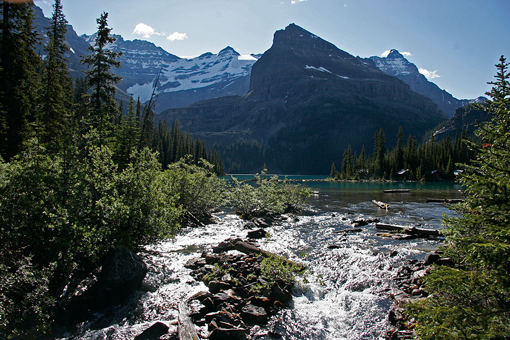Lake O'Hara outflow...