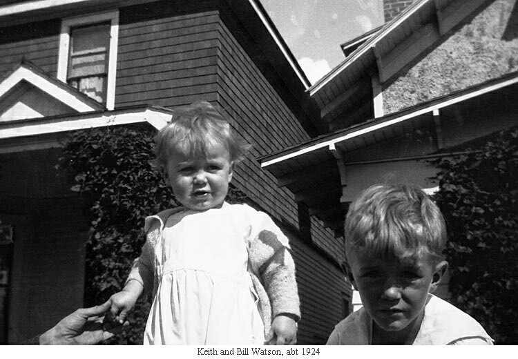 Keith and Bill Watson, abt 1924