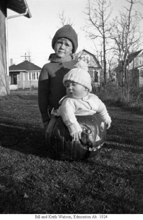 Bill and Keith Watson, Edmonton Ab. 1924