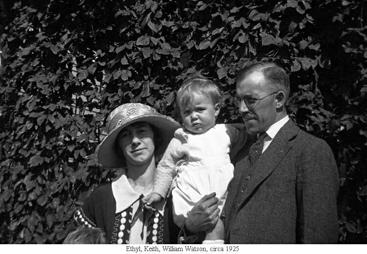Ethyl, Keith, William Watson, circa 1925