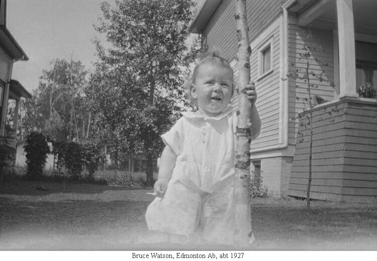 Bruce Watson, Edmonton Ab, abt 1927