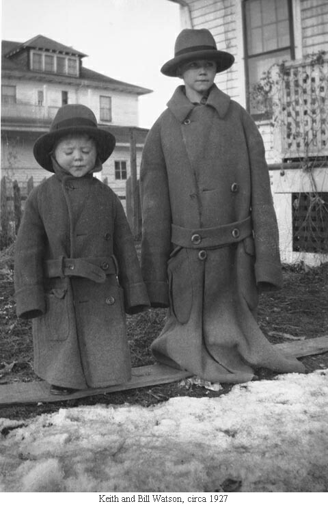 Keith and Bill Watson, circa 1927