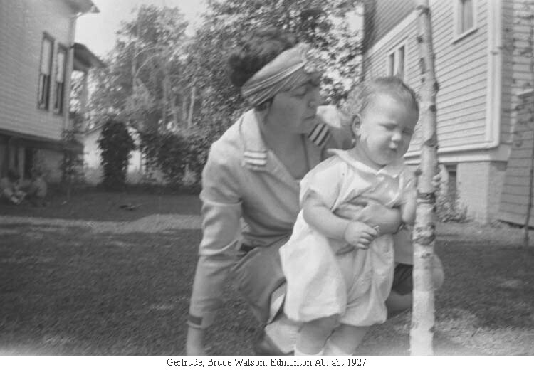 Gertrude, Bruce Watson, Edmonton Ab. abt 1927