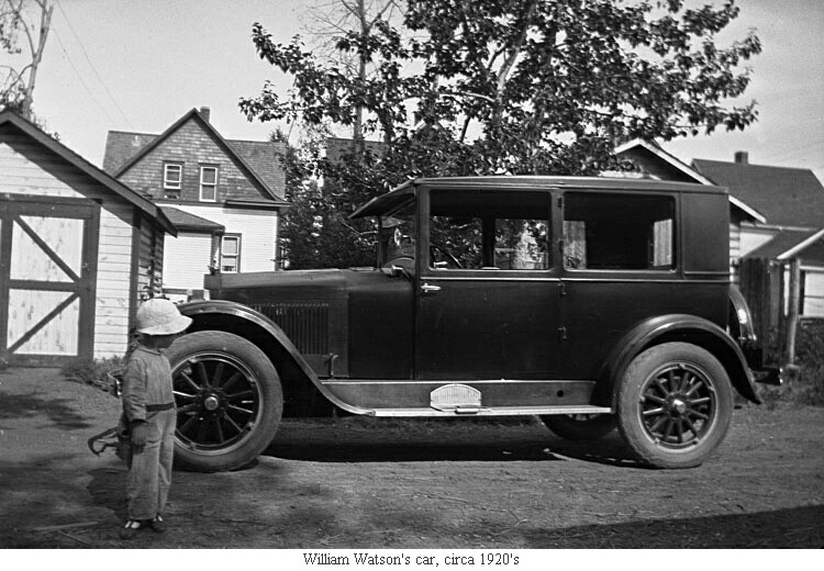 William Watson's car, circa 1920's