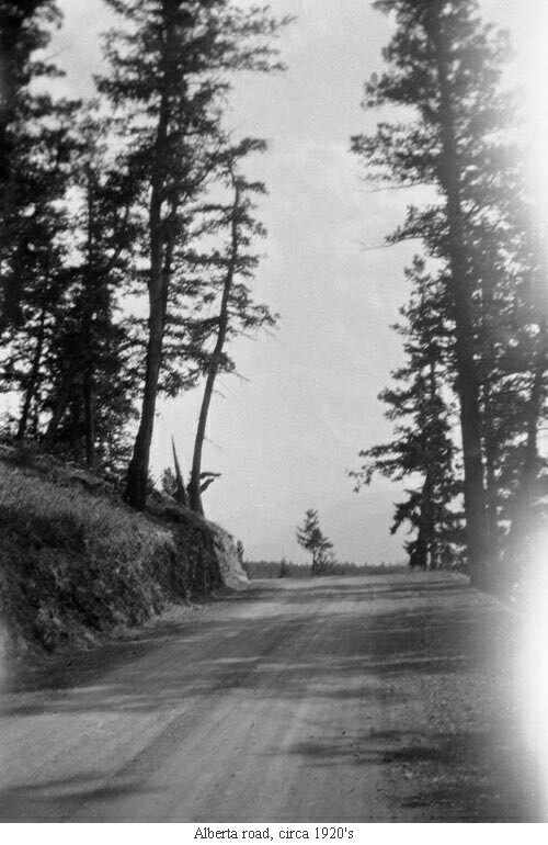Alberta road, circa 1920's