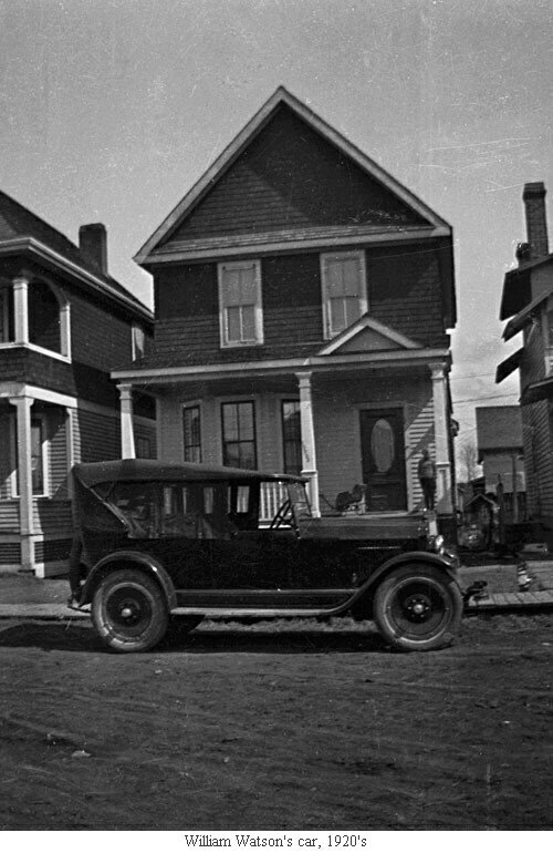 William Watson's car, 1920's