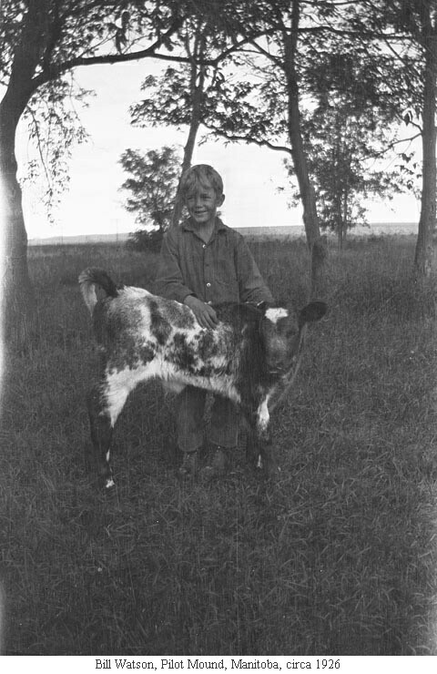 Bill Watson, Pilot Mound, Manitoba, circa 1926