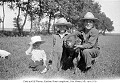 Keith and Bill Watson, Kathleen Stuart (neighbour), Pilot Mound, Mb. circa 1926