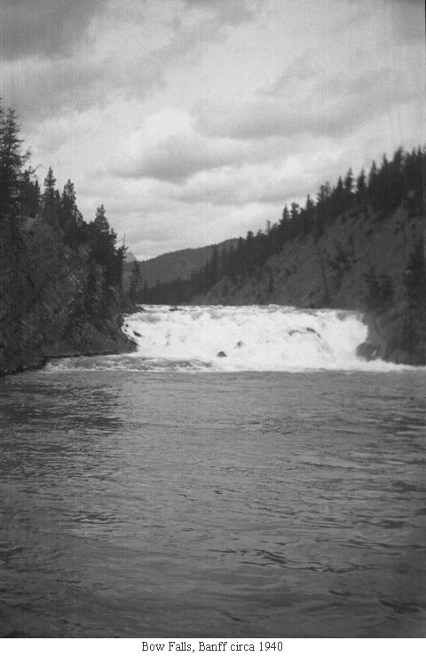 Bow Falls, Banff circa 1940