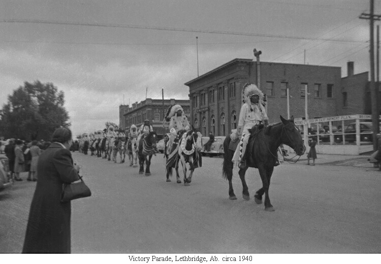Victory Parade, Lethbridge, Ab. circa 1940