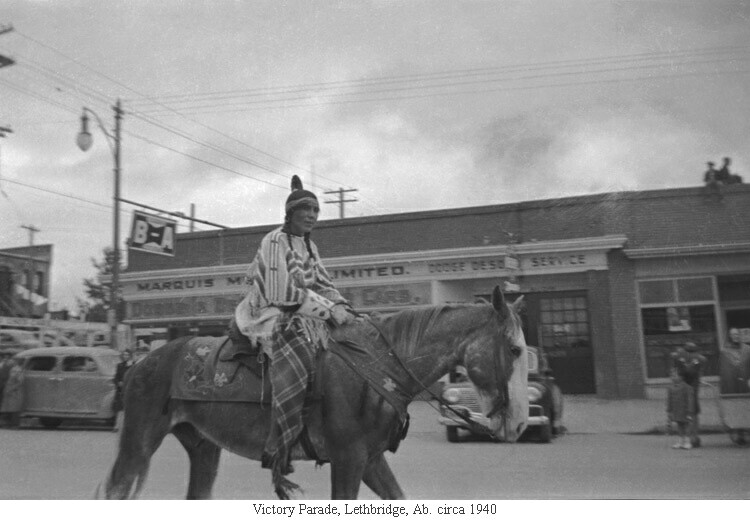 Victory Parade, Lethbridge, Ab. circa 1940
