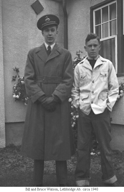 Bill and Bruce Watson, Lethbridge Ab. circa 1940