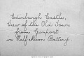 Caption on back of "gunport" photo
