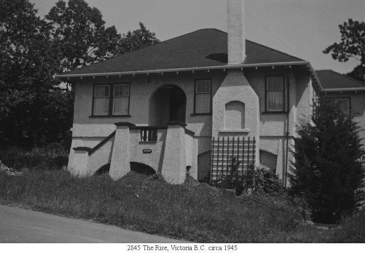 2845 The Rise, Victoria B.C. circa 1945