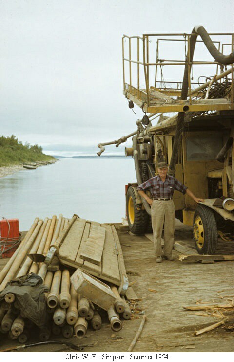 Chris W. Ft. Simpson, Summer 1954