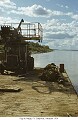 Rig on barge, Ft. Simpson, Summer 1954
