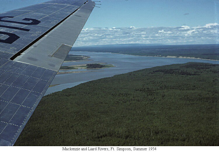 Mackenzie and Liard Rivers, Ft. Simpson, Summer 1954