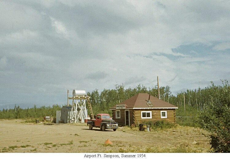 Airport Ft. Simpson, Summer 1954