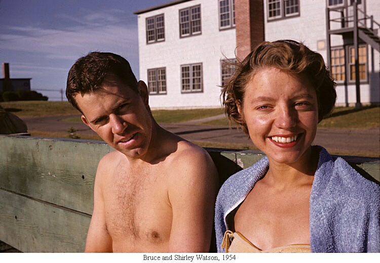 Bruce and Shirley Watson, 1954