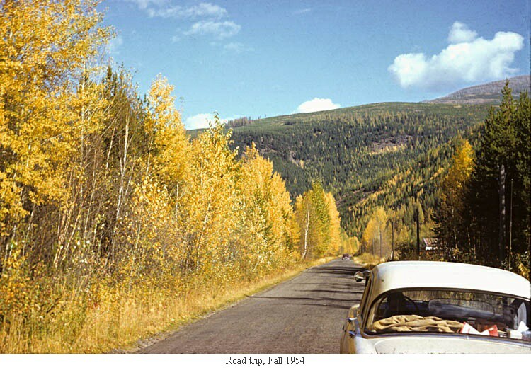 Road trip, Fall 1954