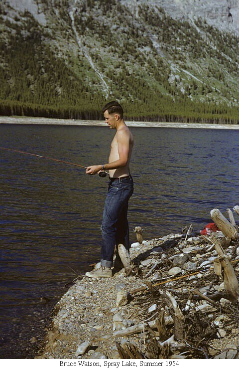 Bruce Watson, Spray Lake, Summer 1954