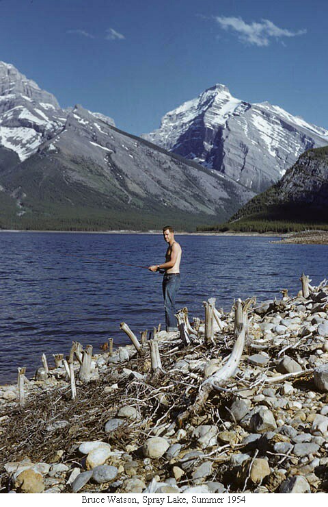 Bruce Watson, Spray Lake, Summer 1954