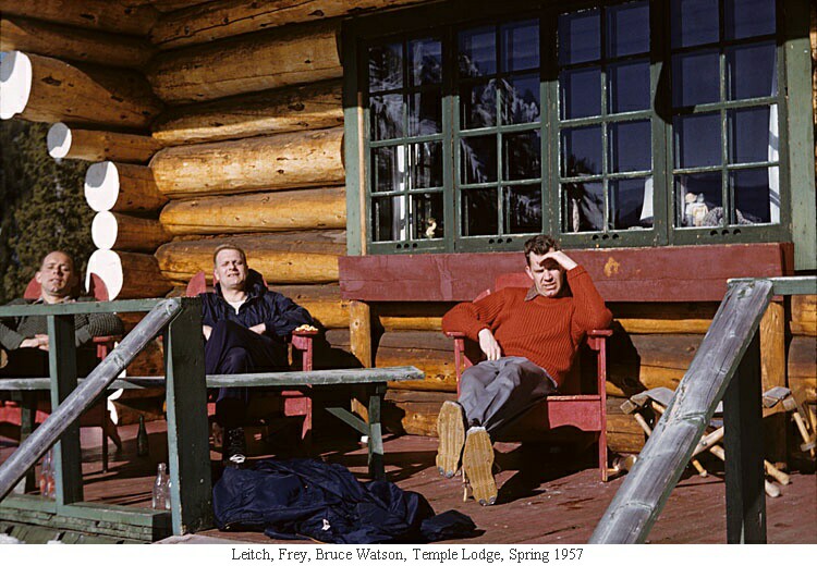 Leitch, Frey, Bruce Watson, Temple Lodge, Spring 1957