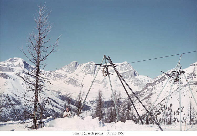 Temple (Larch poma), Spring 1957