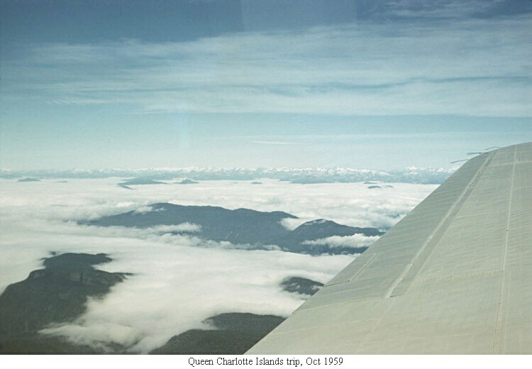 Queen Charlotte Islands trip, Oct 1959